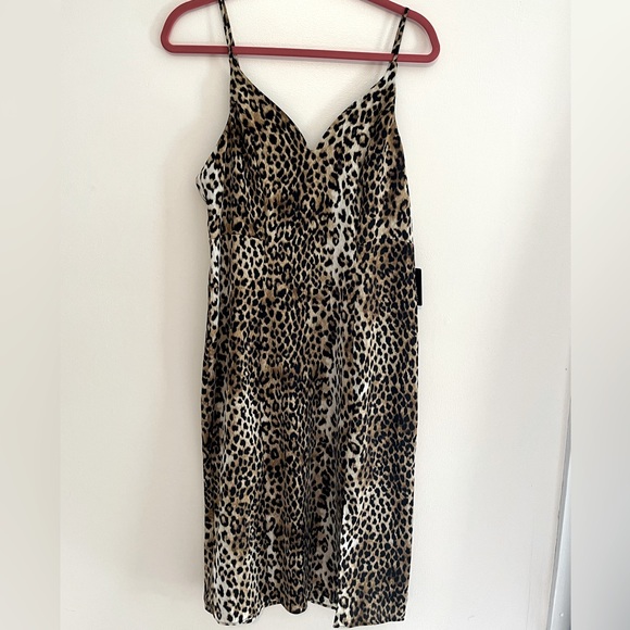 Midi cheetah print dress - Picture 1 of 4